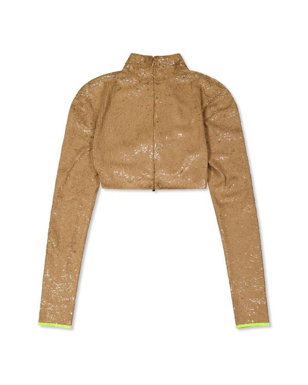 Off-White c/o Virgil Abloh Natural Long Sleeve Zip Jacket