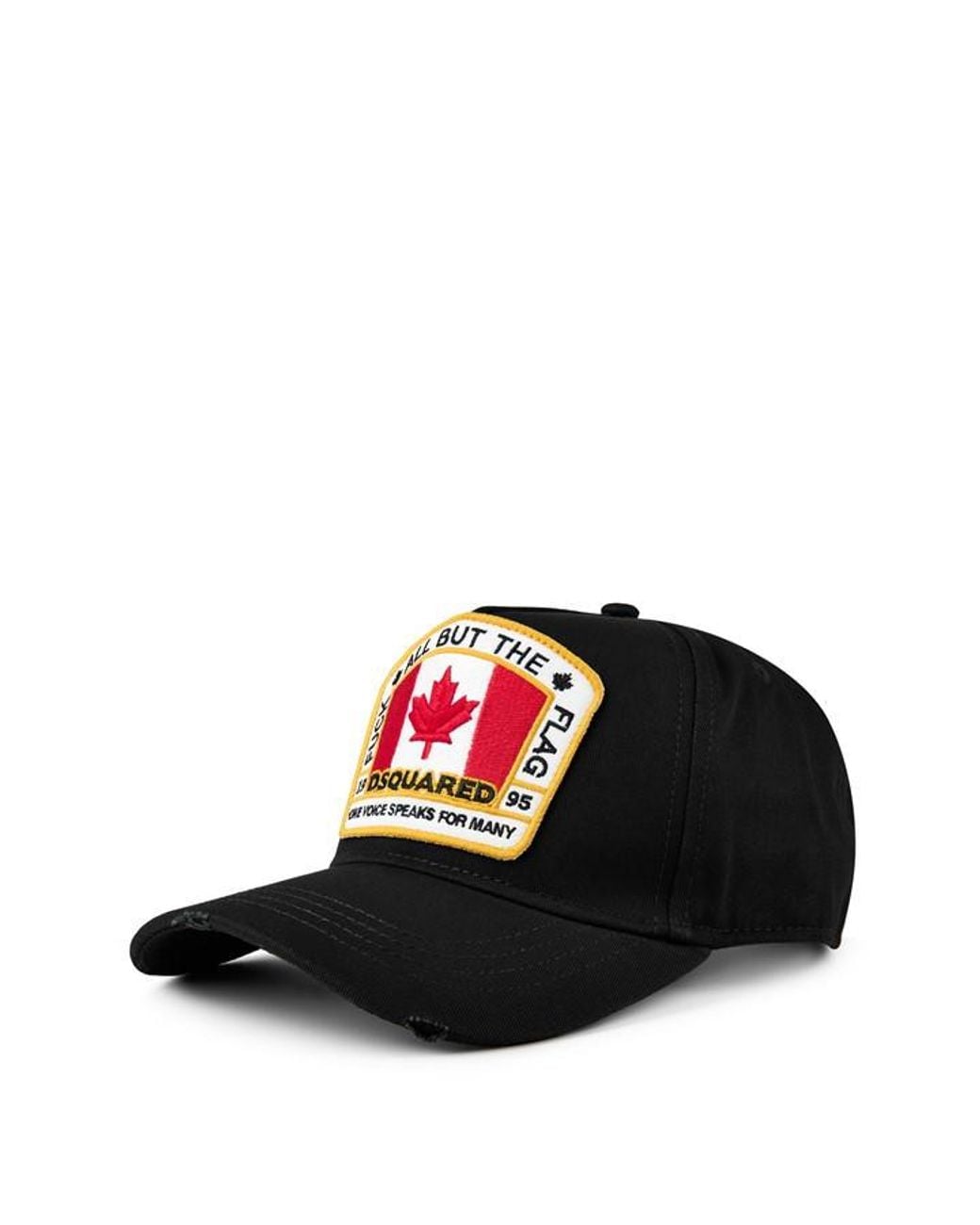 DSquared² Black Flag Logo Cap