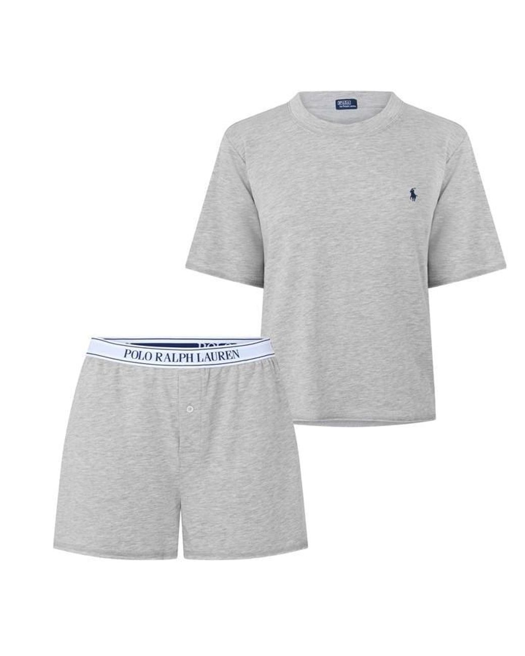 Polo Ralph Lauren Brown Short Sleeve Pyjama Set