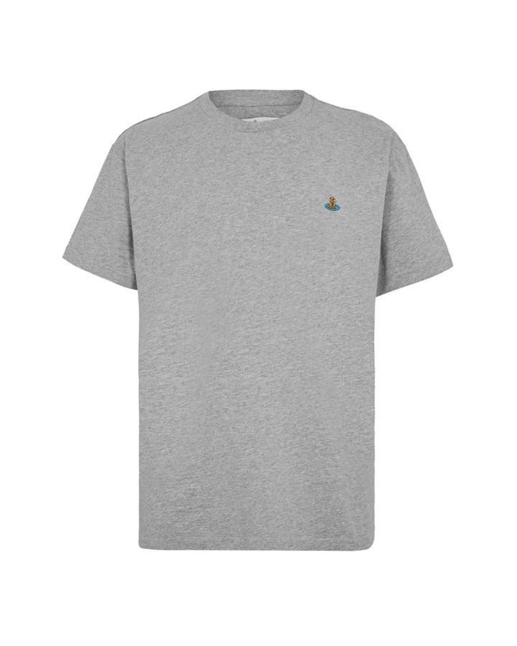 Vivienne Westwood Gray Classic Orb T-Shirt for men
