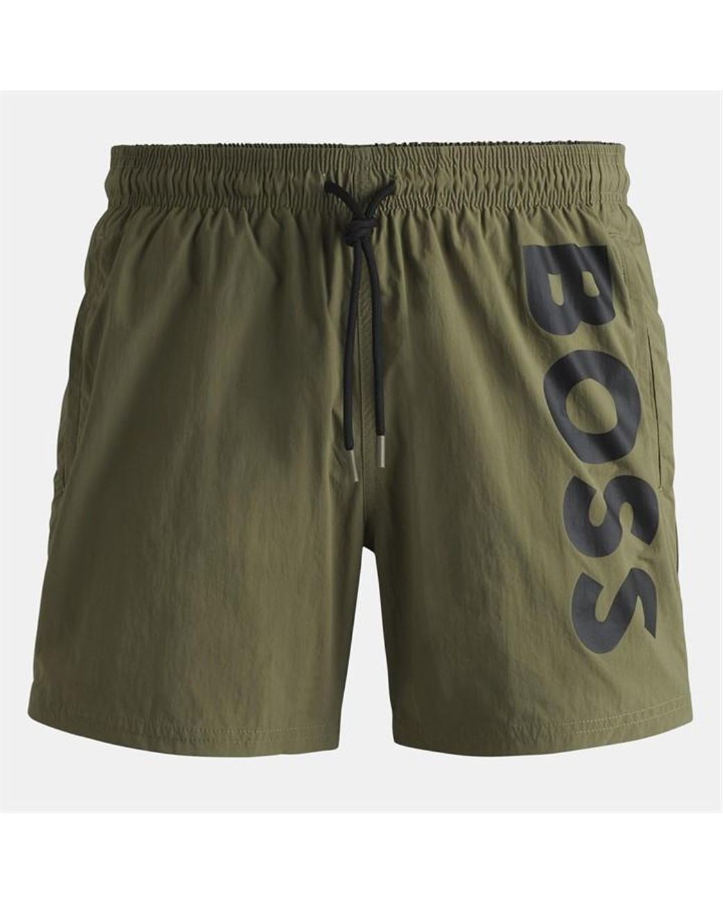 Boss Green Octopus Swim Shorts, Comfortable Elasticated Waist for men