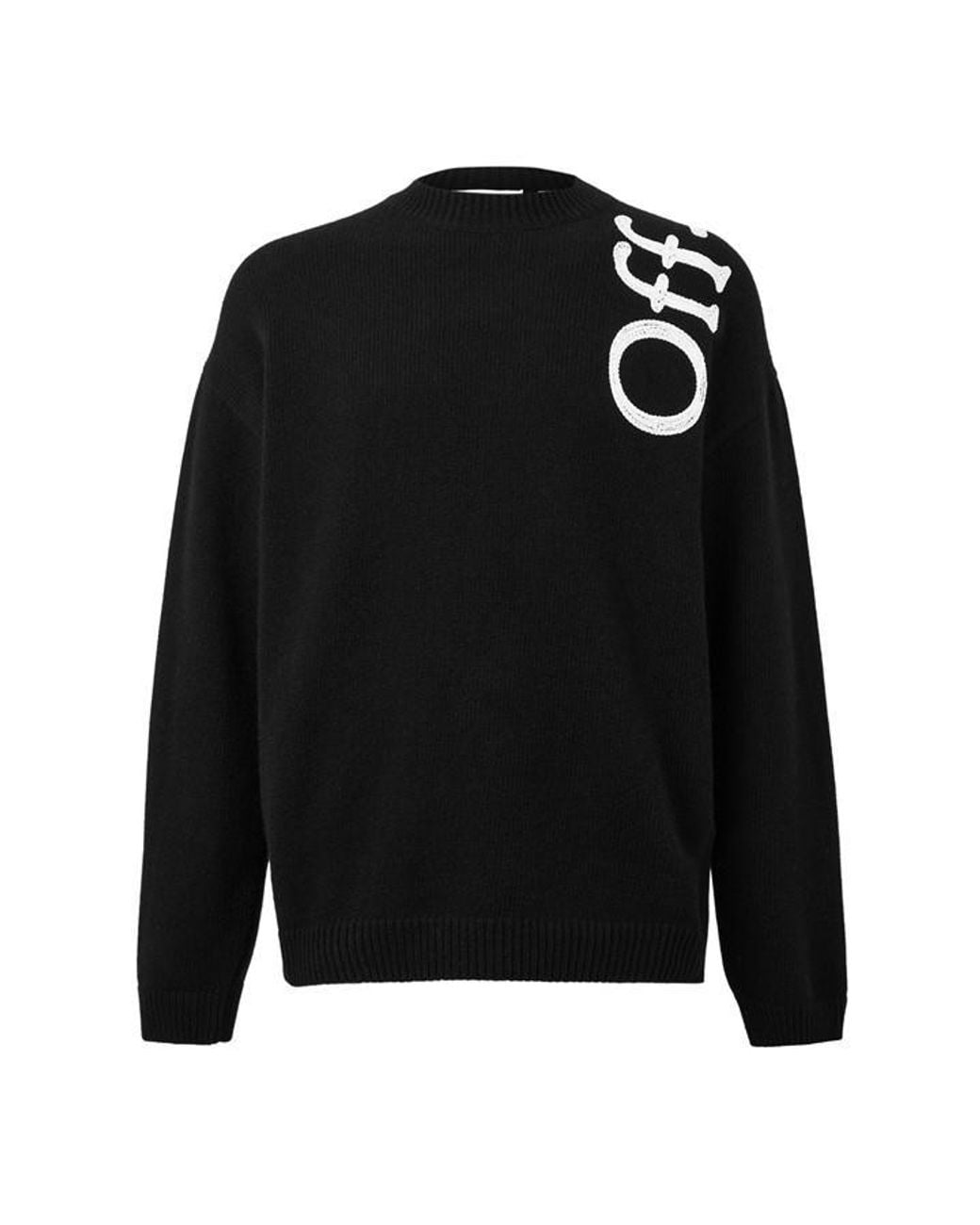 Off-White c/o Virgil Abloh Black Off Bookish Crw Knit Sn64