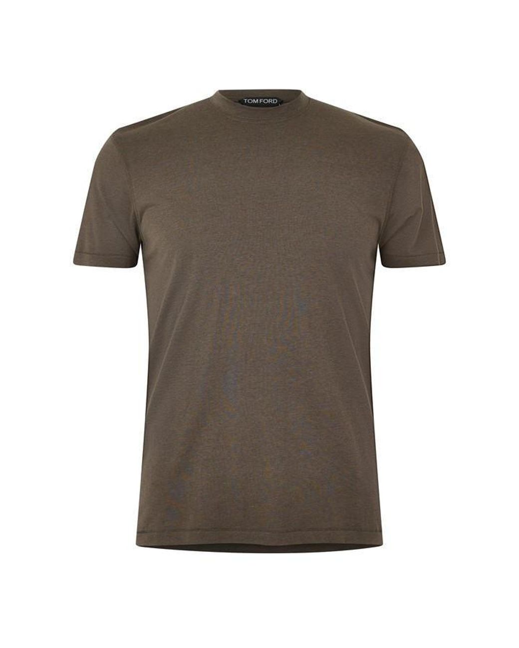 Tom Ford Gray Short Sleeve Logo T Shirt for men