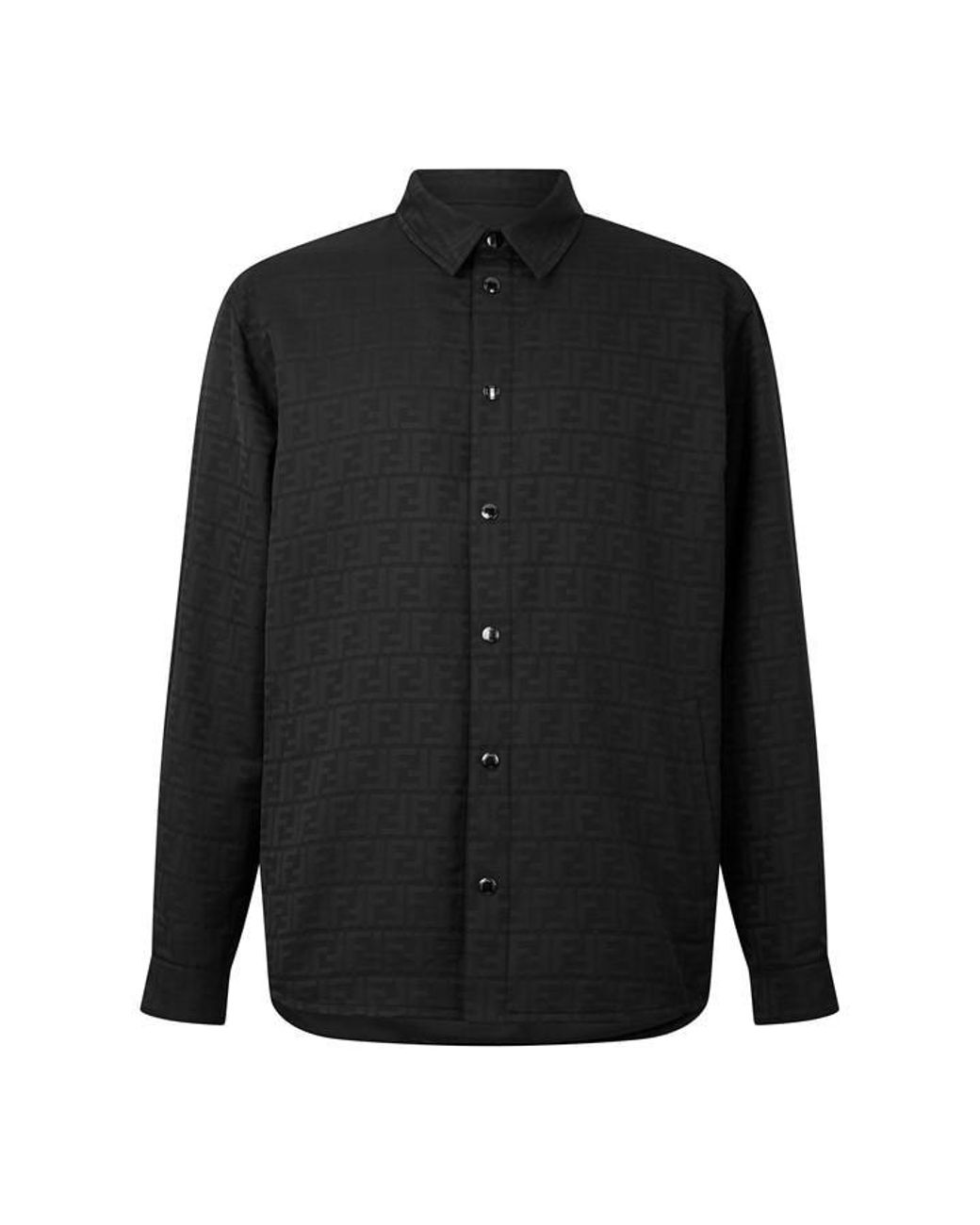 Fendi Black Ff Nylon Overs Sn64 for men