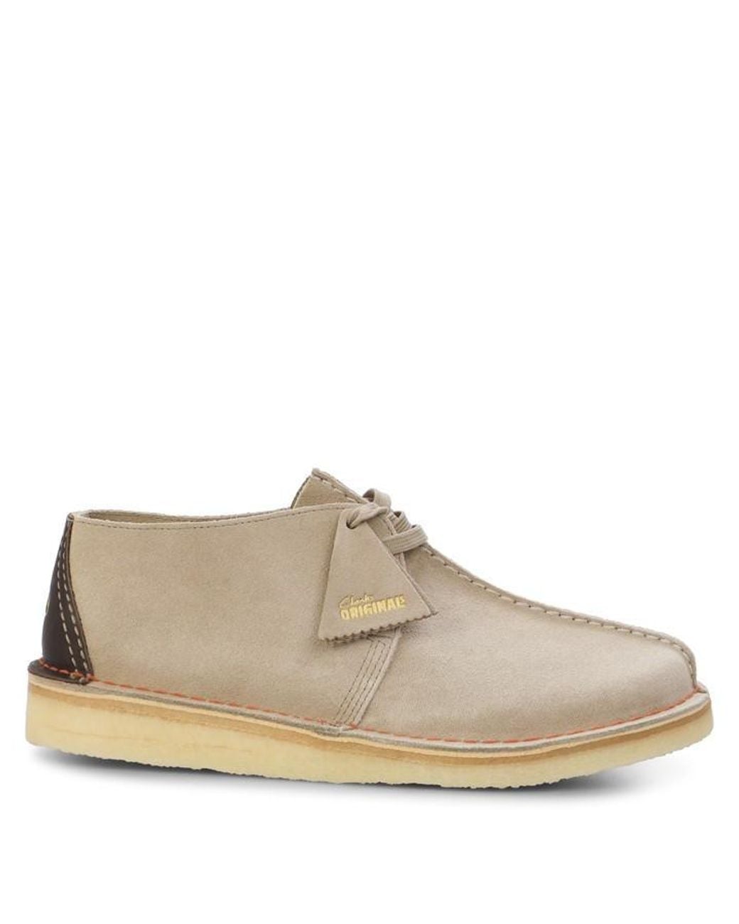 Clarks Natural Desert Trek Flat Ankle Boot for men