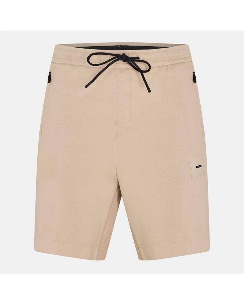 Boss Natural Headlo Rib Short Sleeve Polo Shirt for men