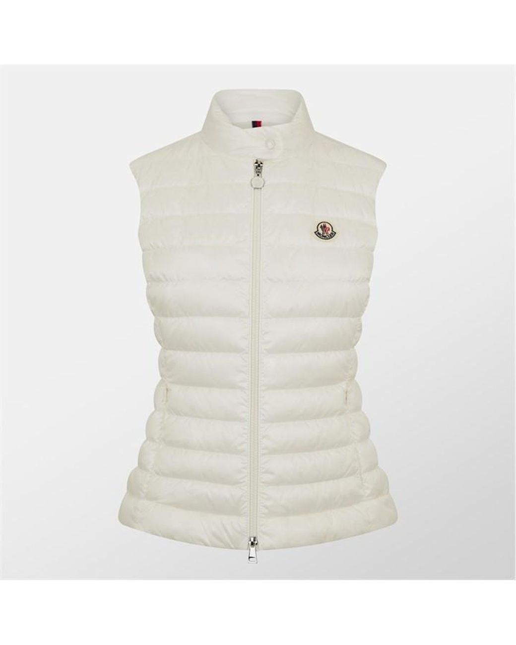Moncler White Igens Down Sleeveless Gilet