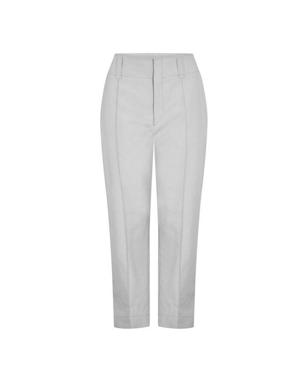 Chloé White Slim Fit Trousers