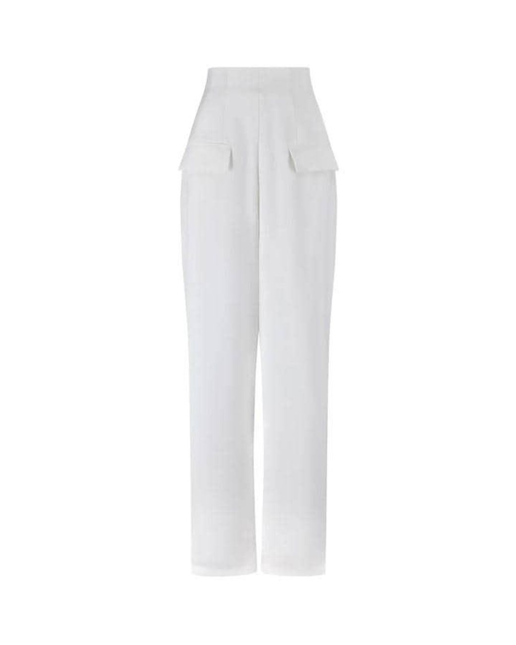 Odd Muse White The Ultimate Muse Wide Leg Trousers