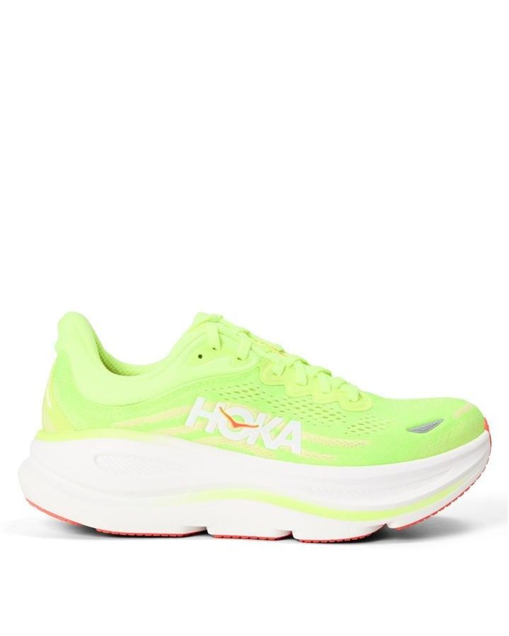 Hoka One One Green Bondi 9 Running Trainers