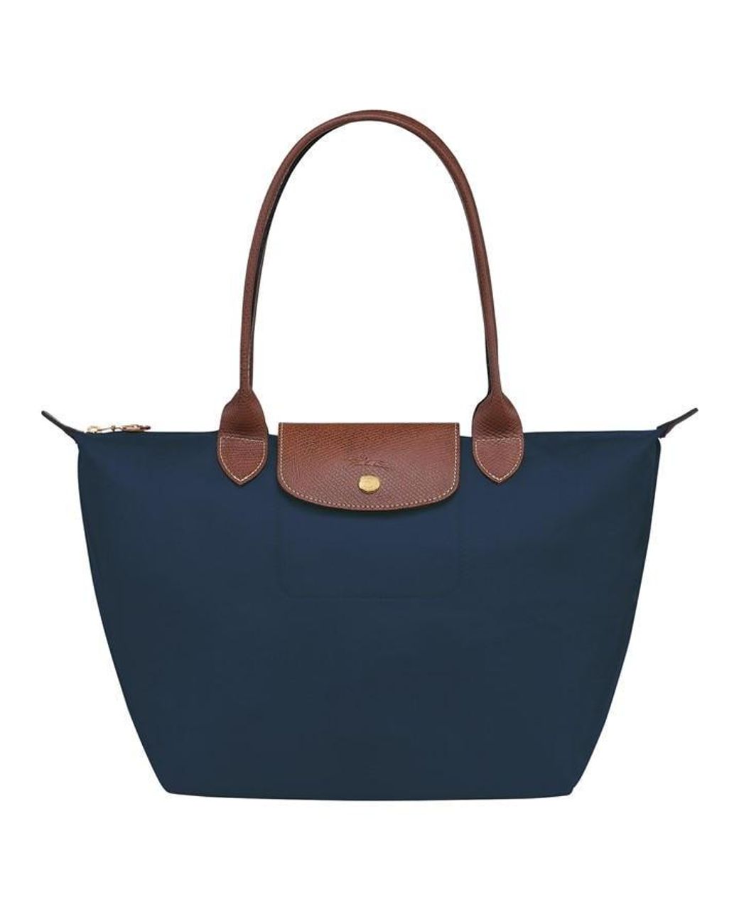 Longchamp Blue Le Pliage Original Medium Travel Bag