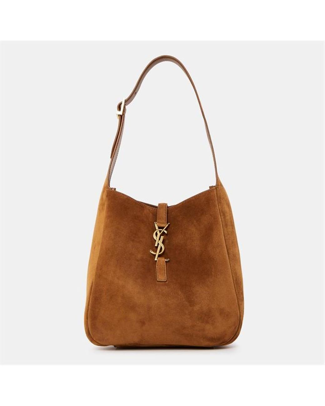 Saint Laurent Brown Hobo Bags