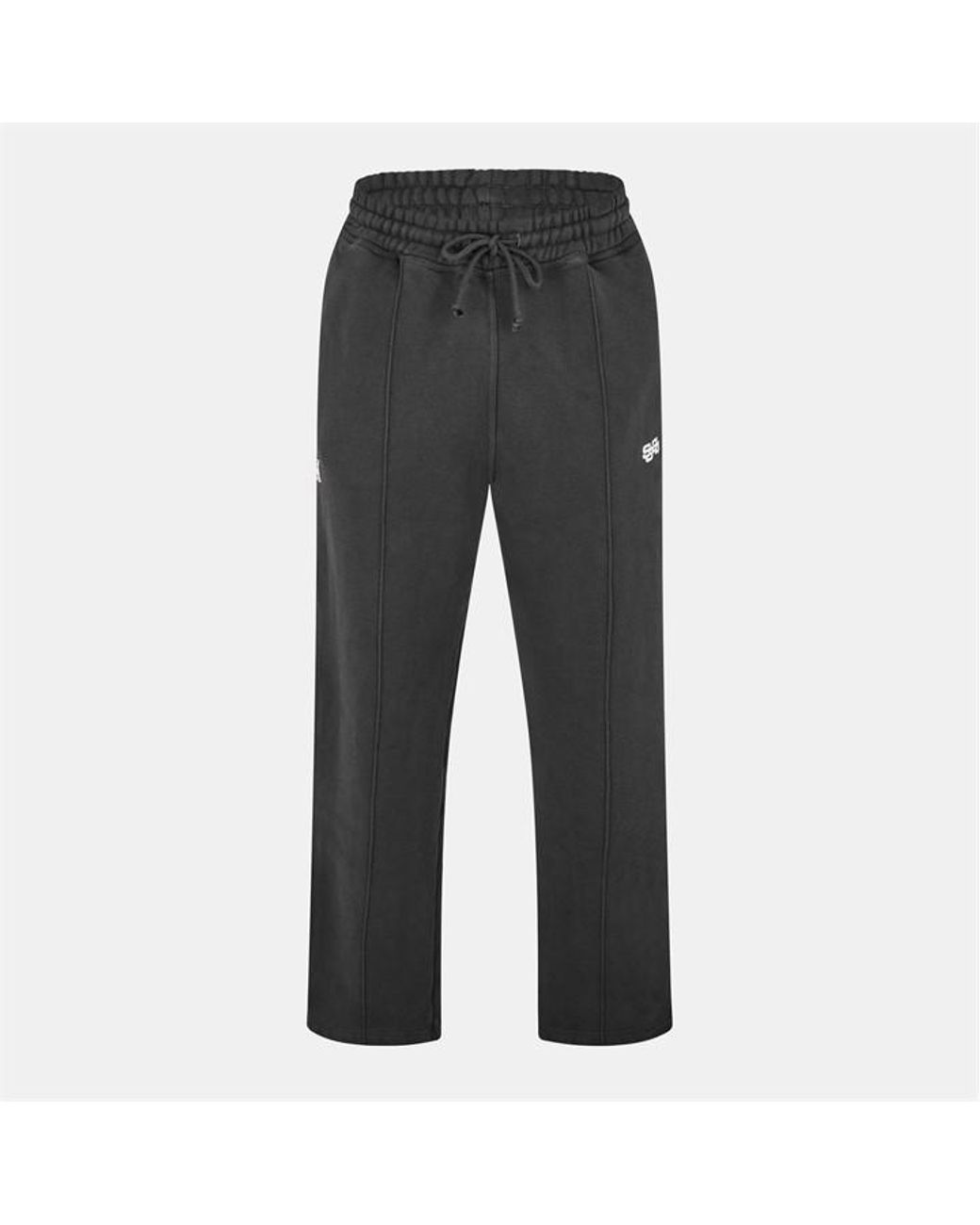 SUMMER GAMES Black Closed Hem Fleece Joggers for men