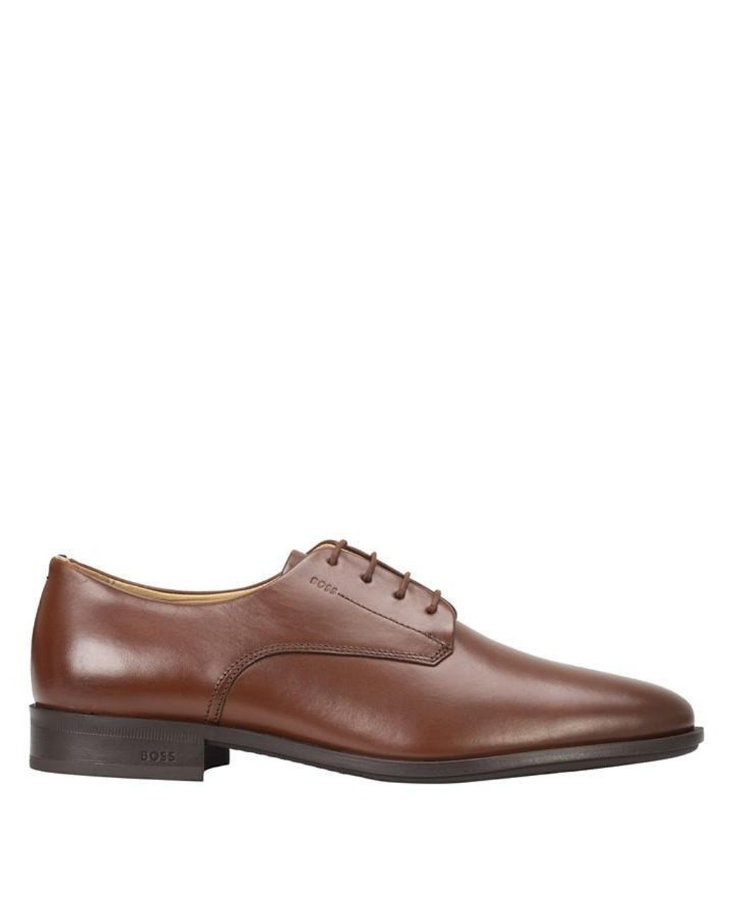 Boss Brown Colby Derby Premium Leather Shoes for men
