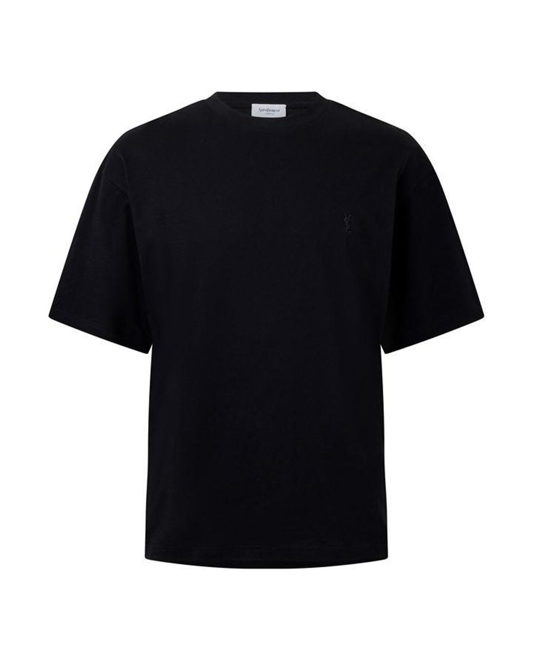 Saint Laurent Black Saint Cass Tee Sn64 for men