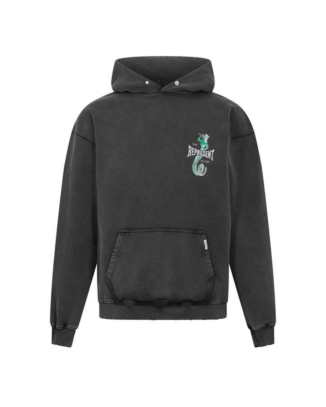 Represent Gray Overhead Hoodie for men