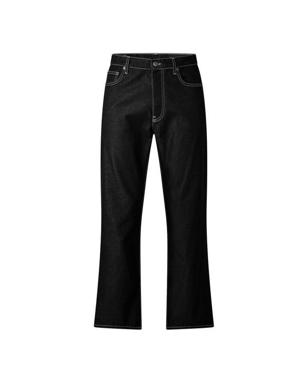 Off-White c/o Virgil Abloh Black Relaxed Jean Straight Leg Jeans for men