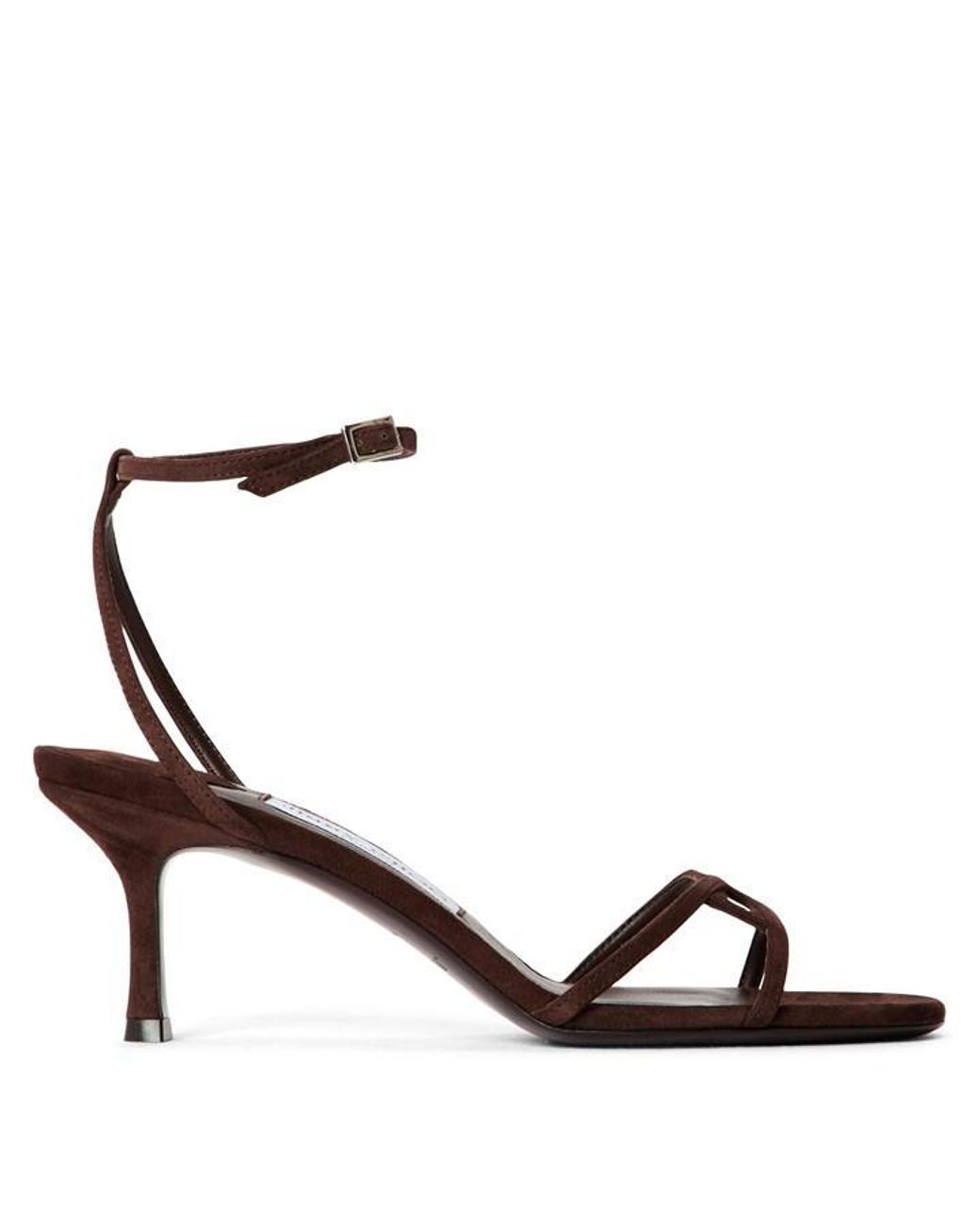 Jimmy Choo Brown Leo 65 Sandals