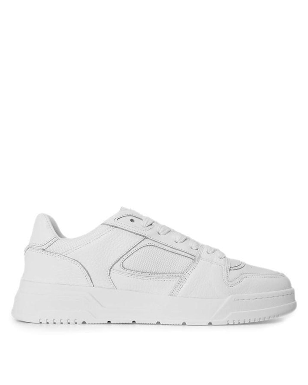 Cleens White Lay Up Low-Top Trainers for men