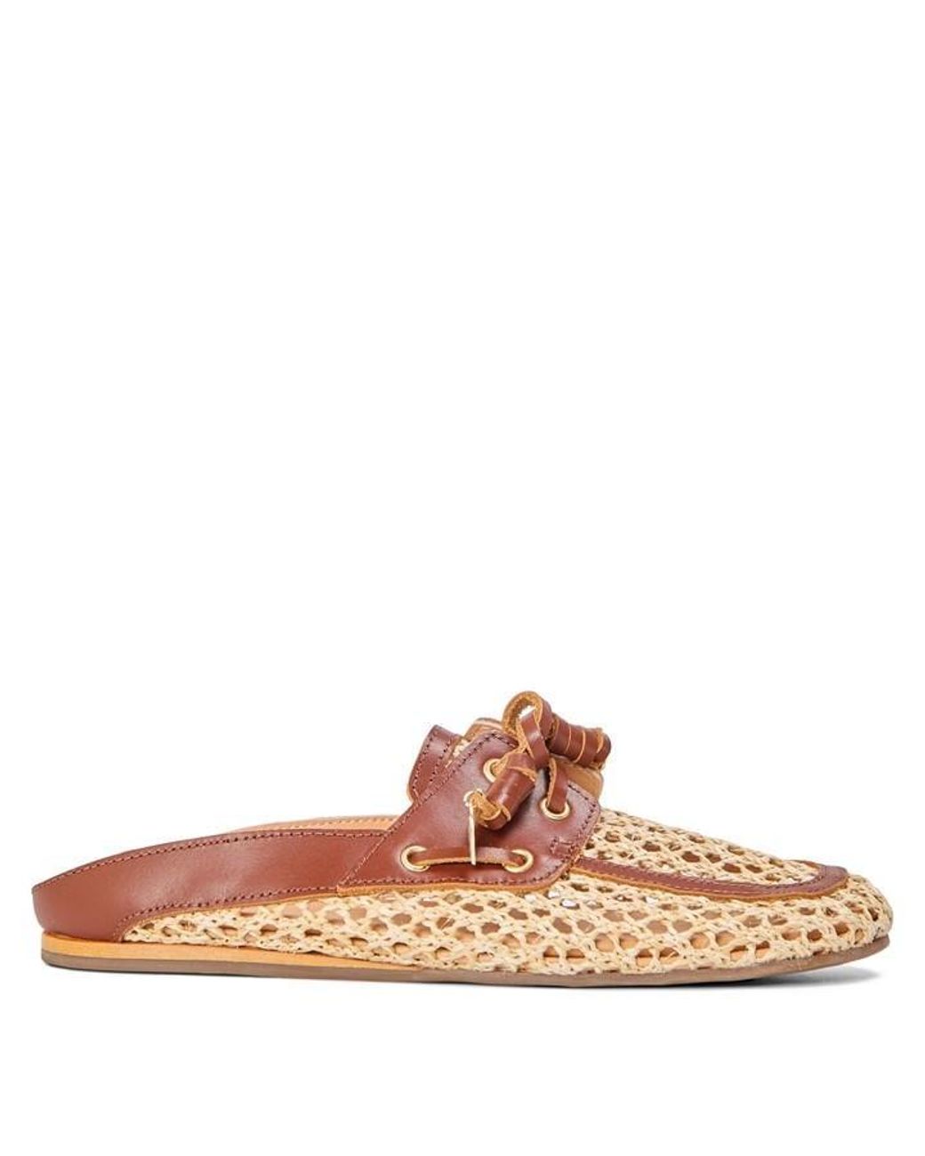 Ancient Greek Sandals Brown Naveta Mule Flat Mules