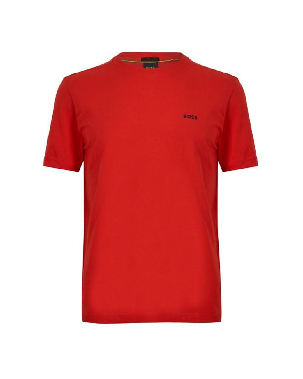 Boss Red T-Shirt With Logo Design Stretch Cotton for men