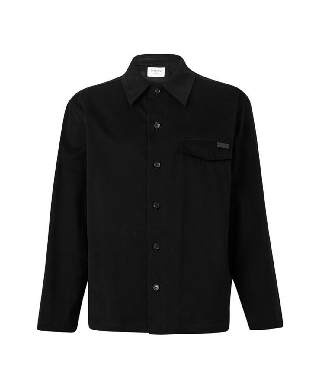 Saint Laurent Black Saint Moleskin Os Sn64 for men