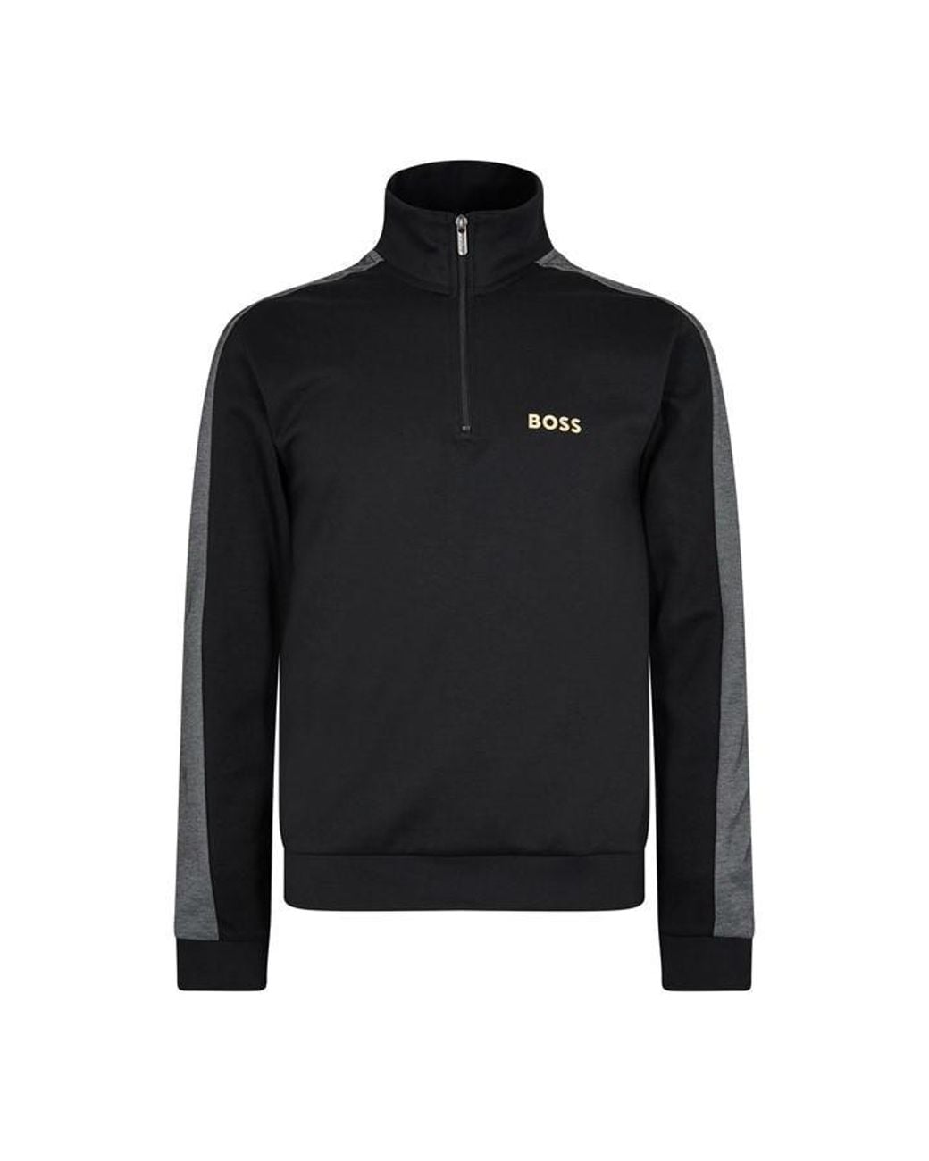 Boss Blue Quarter Zip Fleece for men