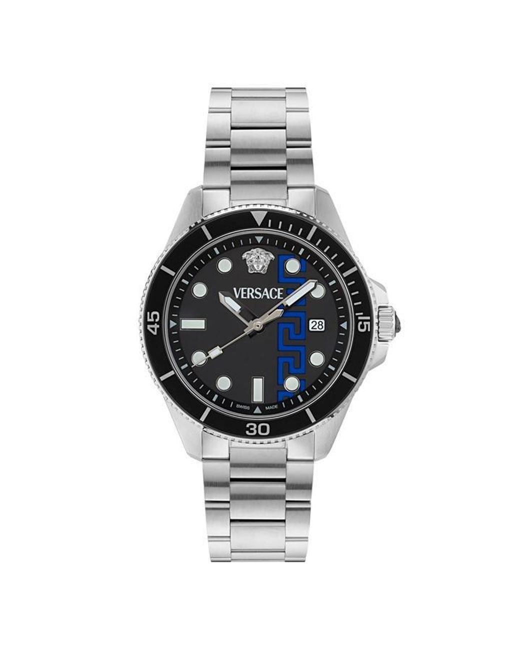 Versace Metallic Greca Force Analogue Quartz Watch for men