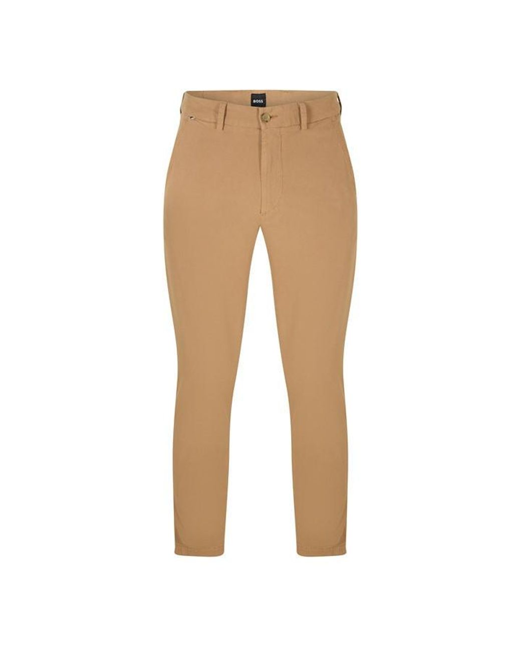 Boss Natural Kaiton Straight Leg Trousers for men