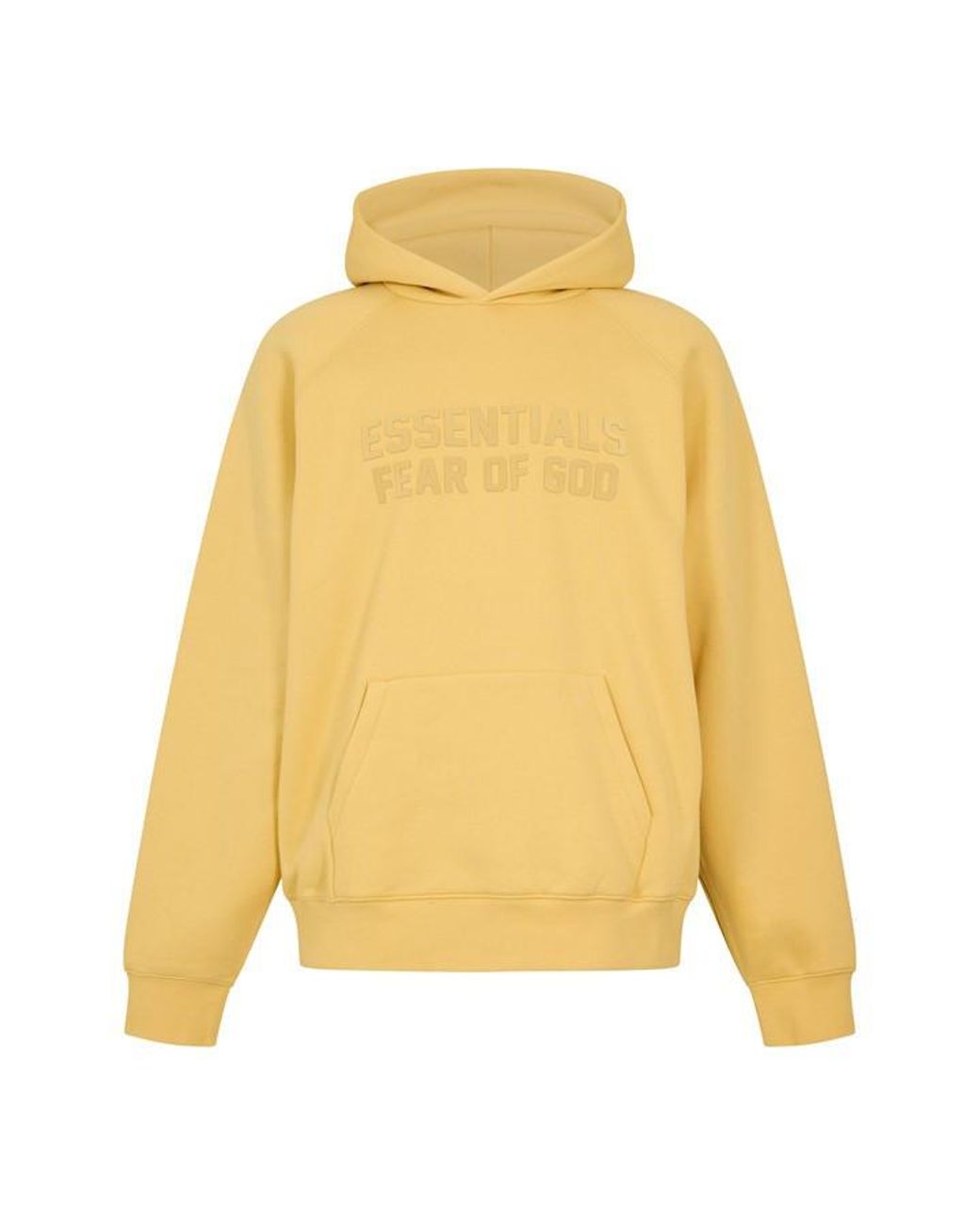 Fear Of God Yellow Overhead Hoodie for men