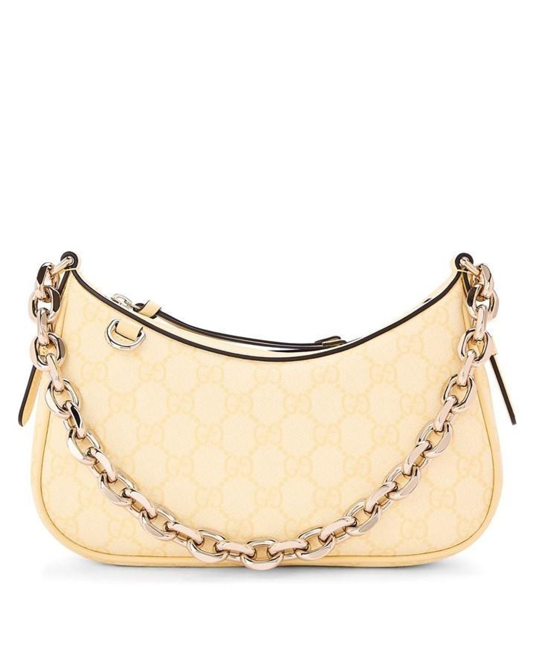 Gucci Natural Emblem Shoulder Bag