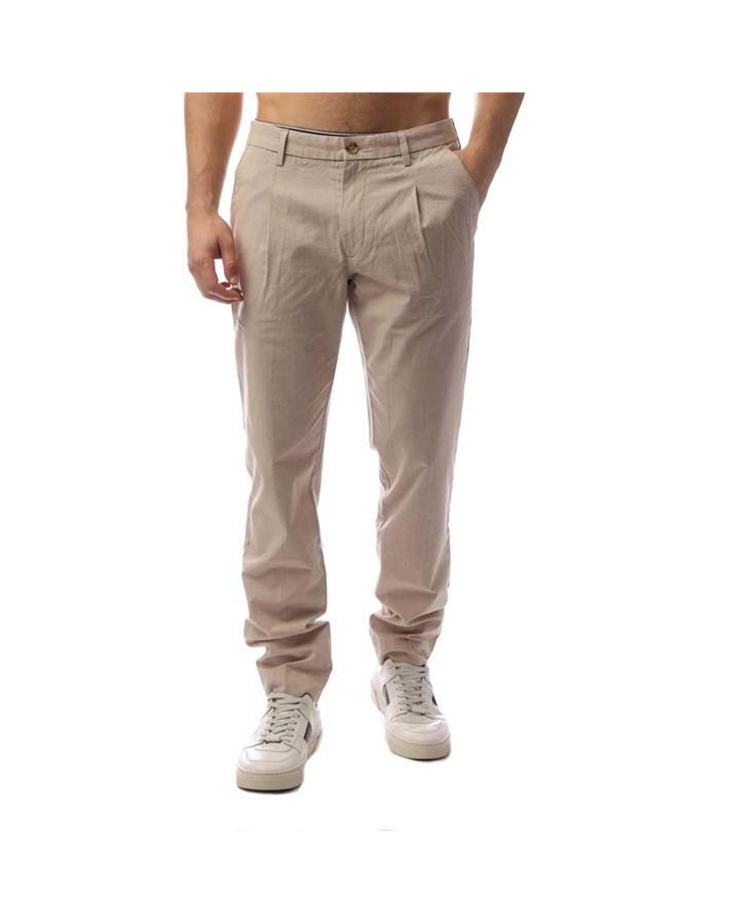 Boss Natural Kaito1-Pl Slim Fit Trousers for men