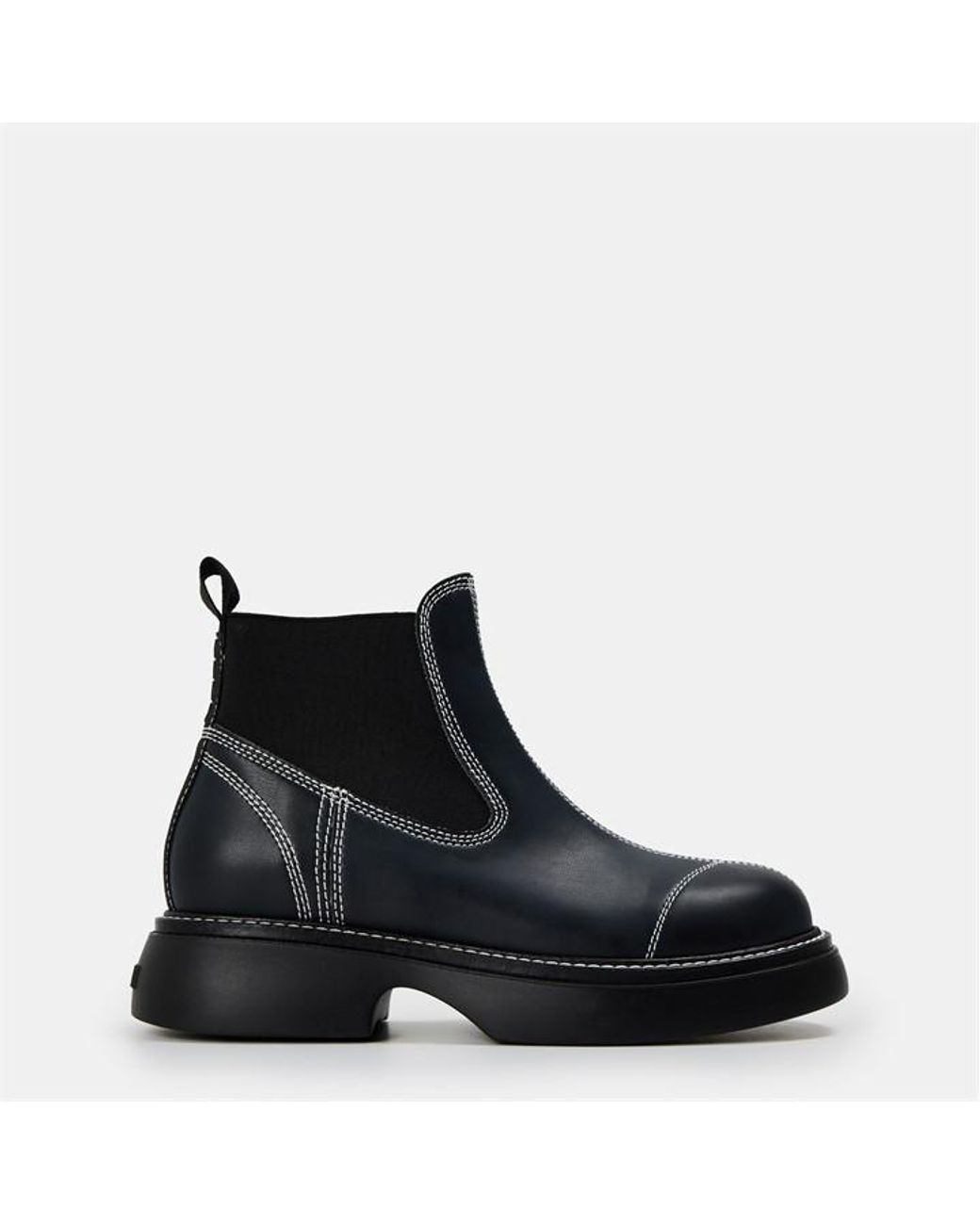 Ganni Black Chelsea Boots