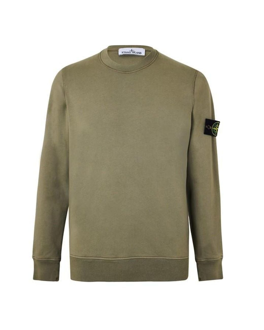 Stone Island Green Stone Hw Fleece Swt Sn64 for men
