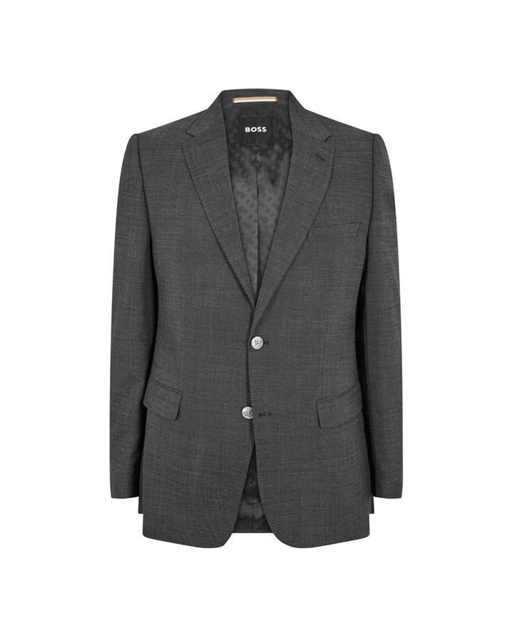 Boss Gray Jasper Mm Formal Jacket for men
