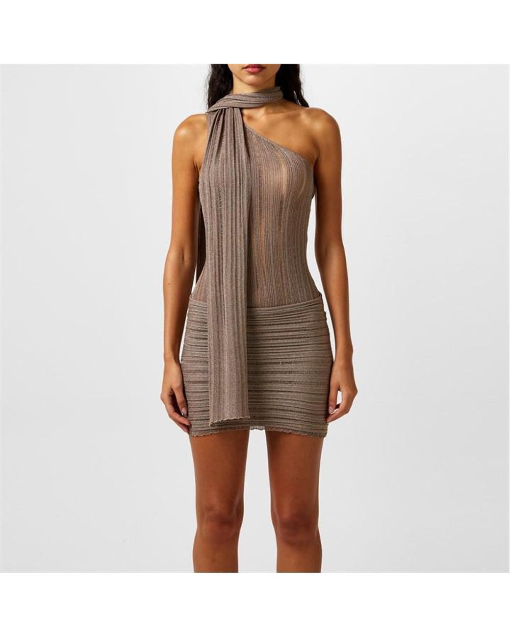AYA MUSE Brown Felis Dress
