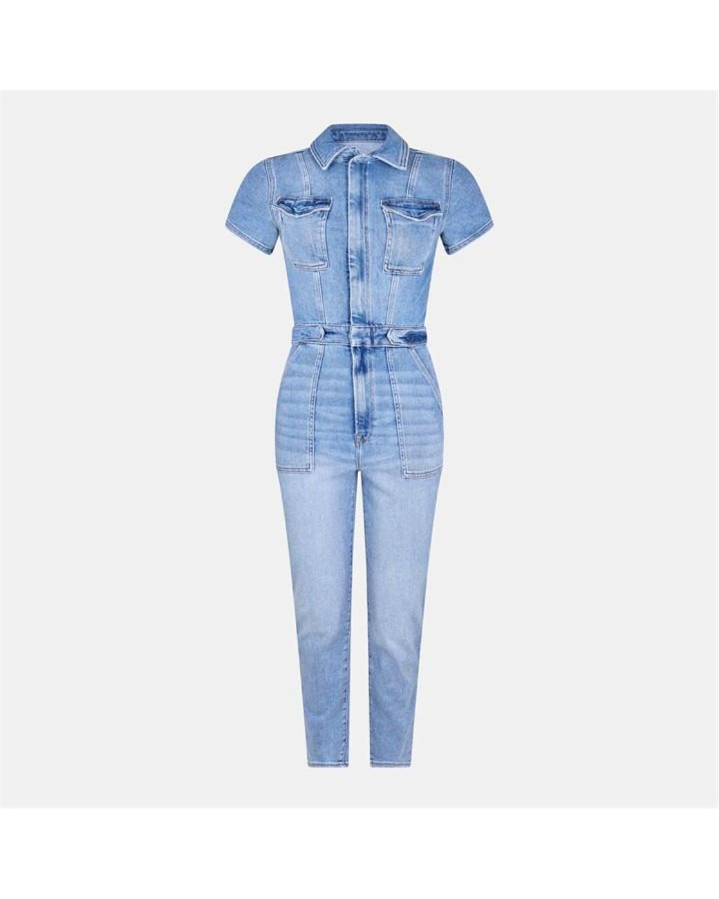 GOOD AMERICAN Blue Jumpsuit