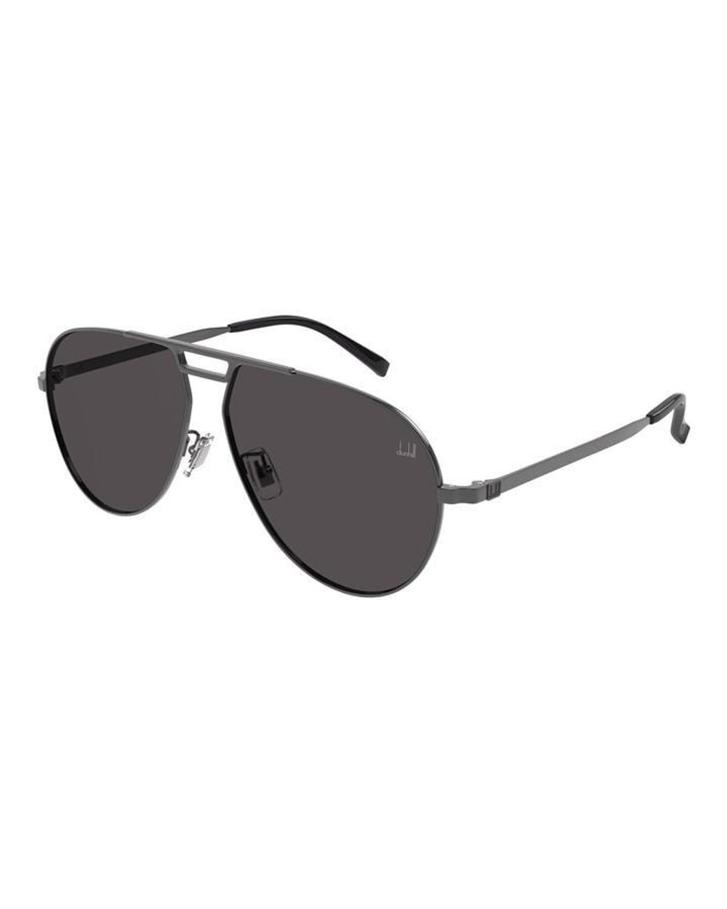 DUNHILL EYEWEAR Black Dunhill Aviator Du0084S Sunglasses for men