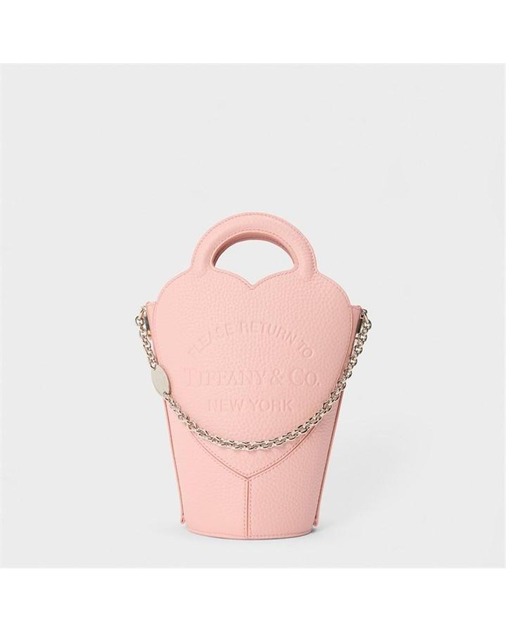 Tiffany & Co Pink Crossbody Mini Tote Handbag