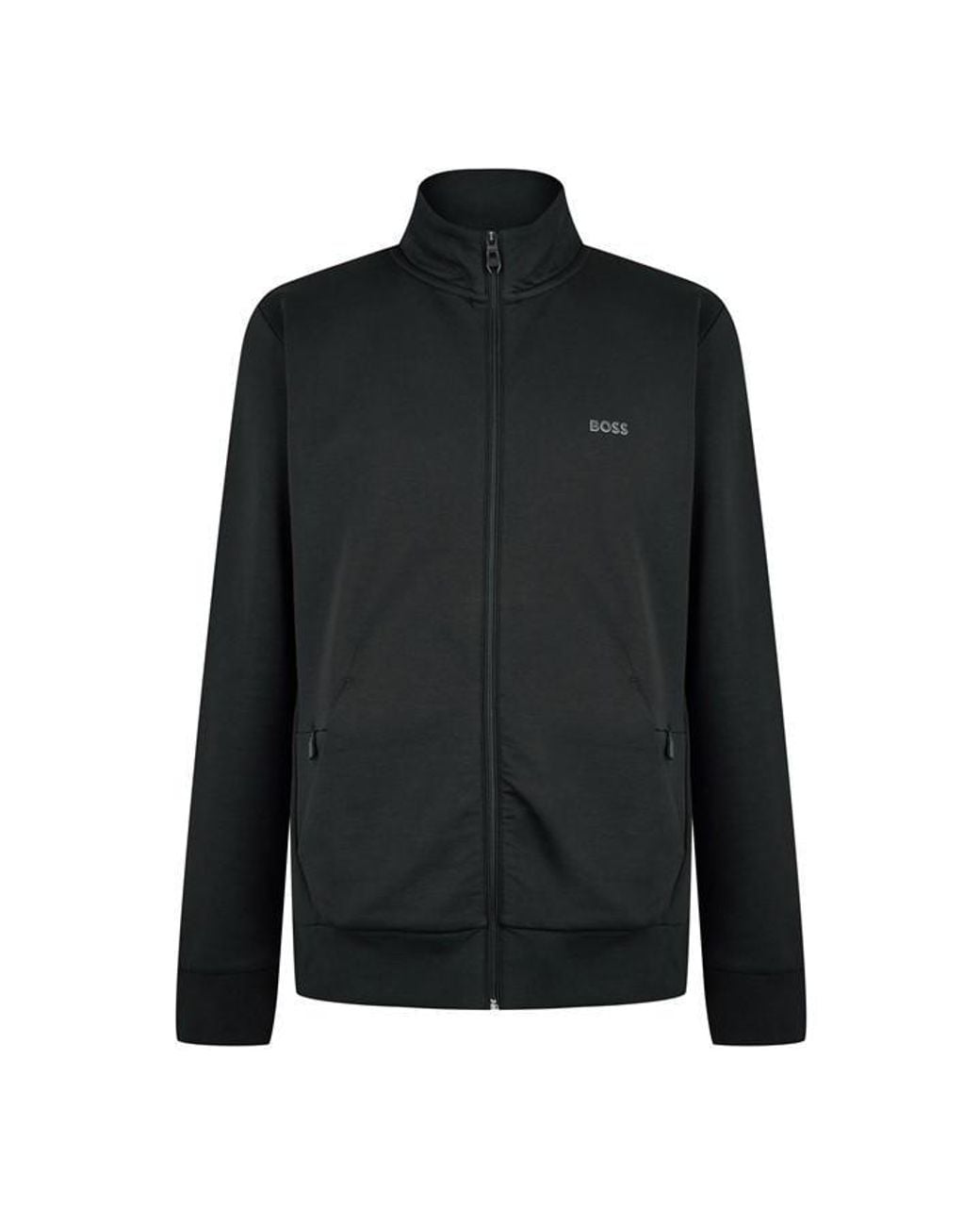 Boss Black Skaz Curved Fleece Jacket for men