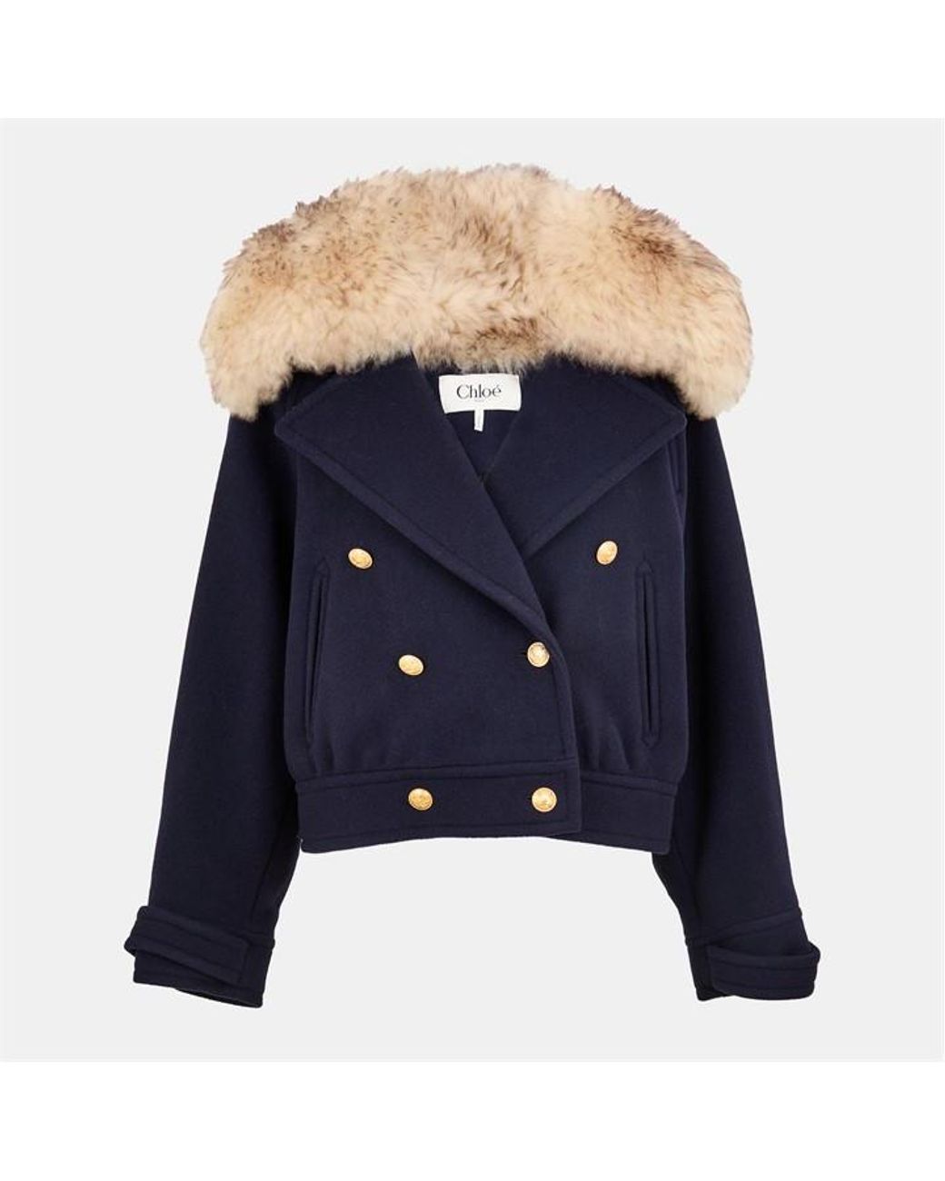 Chloé Blue Peacoat