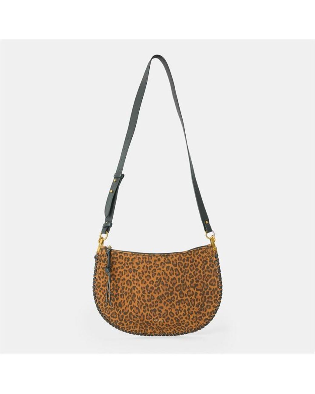 Isabel Marant Brown Oskan Soft Zipped Shoulder Bag