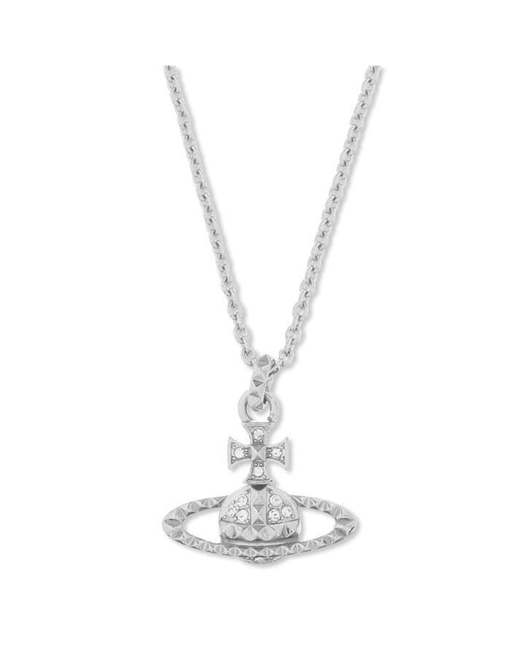 Vivienne Westwood Metallic Mayfair Bas Relief Pendant Necklace