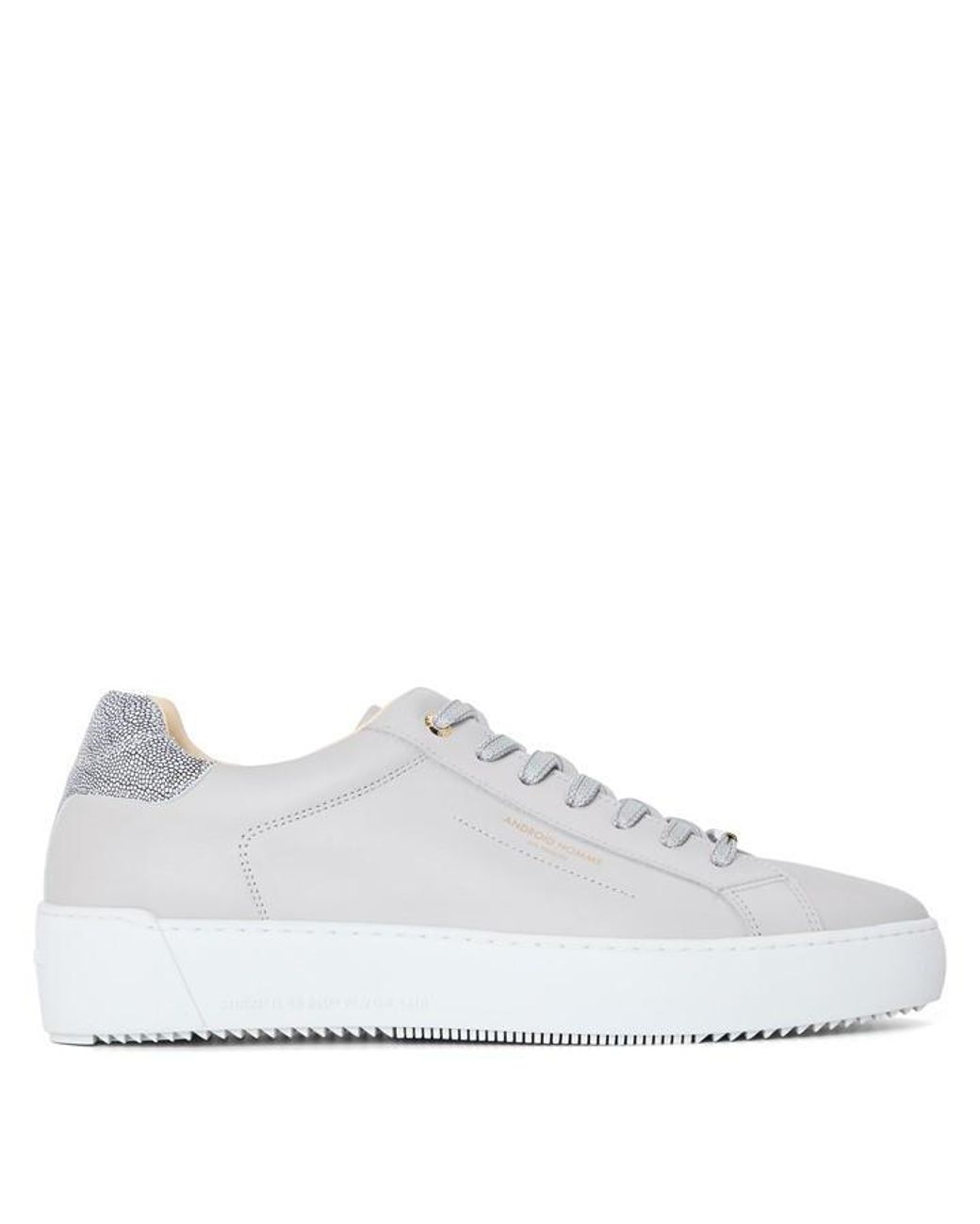 Android Homme White Zuma Low-Top Trainers for men