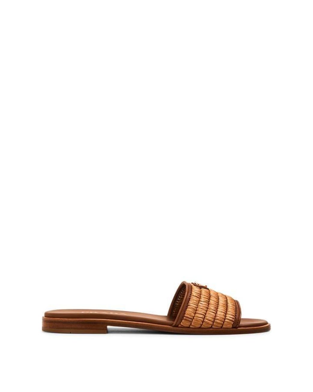 Prada Brown Flat Sandal