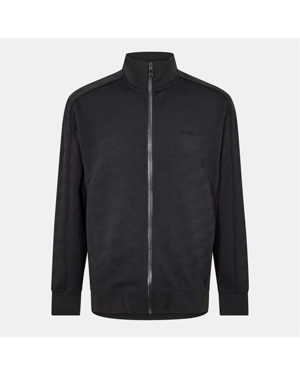 Boss Black Mirror Full Zip Fleece Hoodie for men