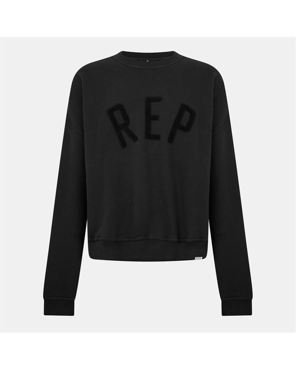 Represent Black Crew Sweatshirt for men