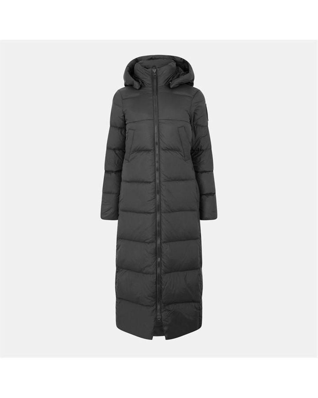 Canada Goose Black Mystique Down Long Puffer Jacket