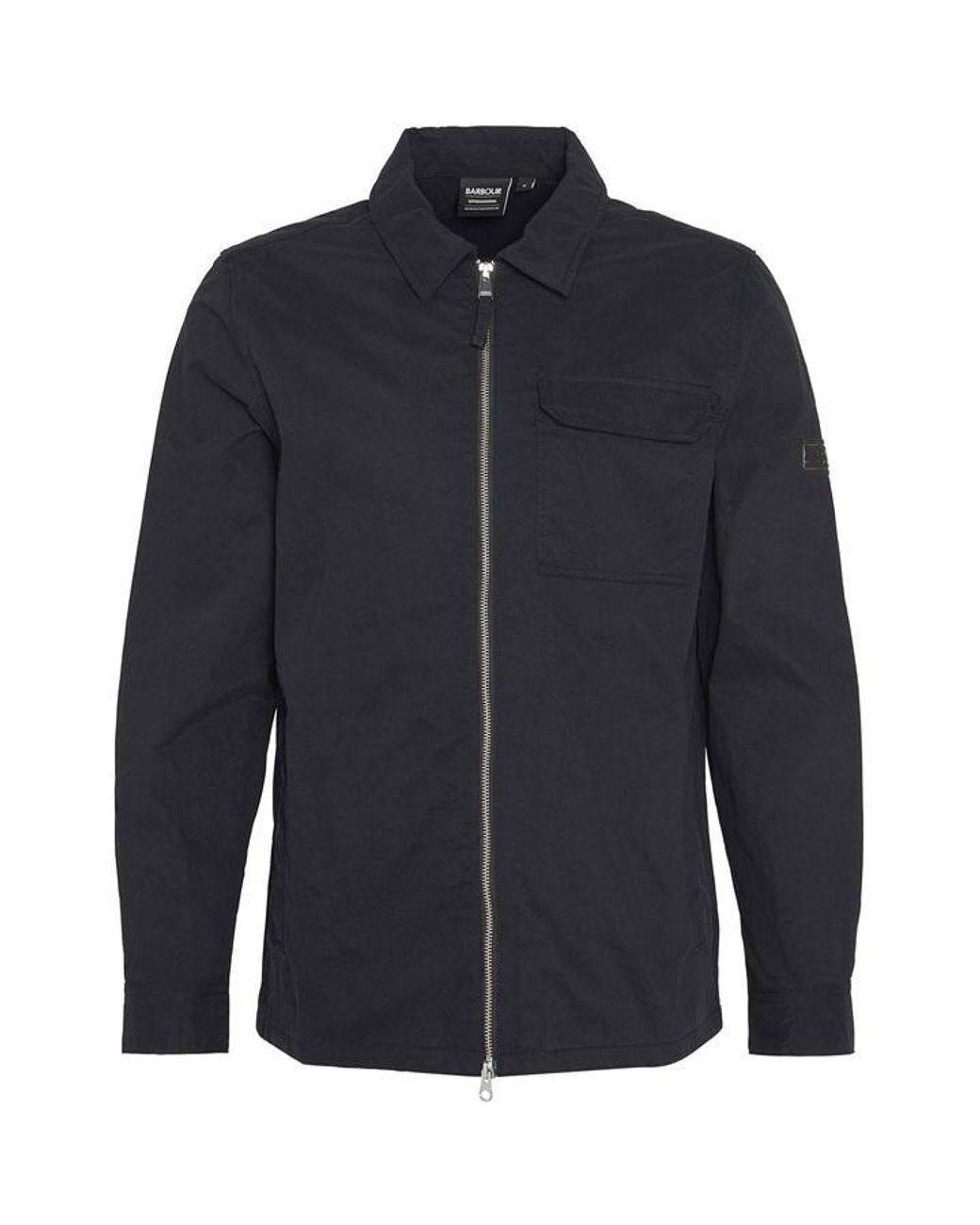 Barbour Black Maze Peached Overshirt for men