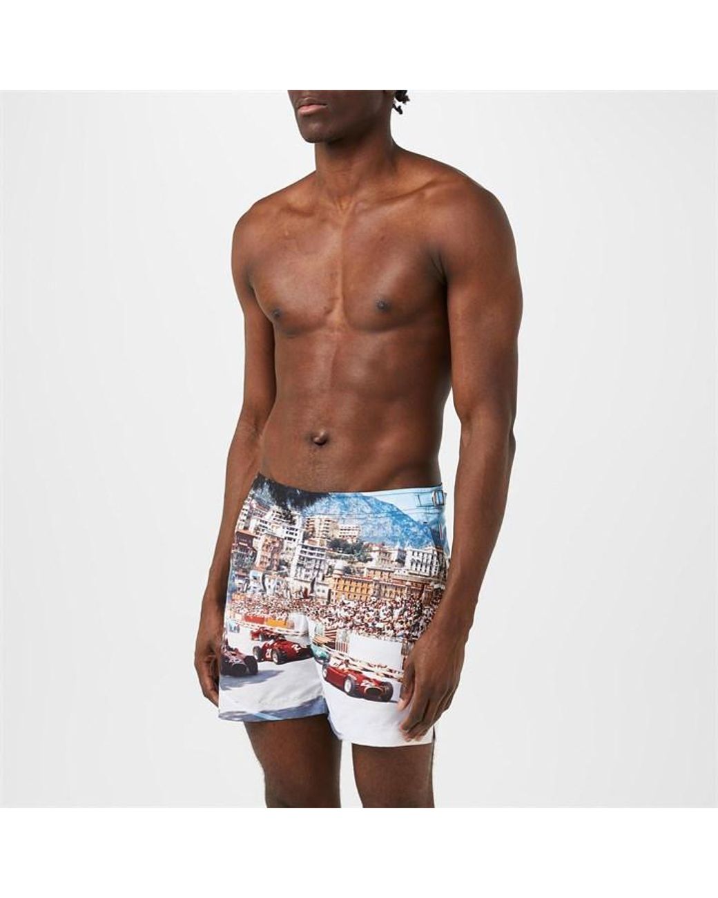 Orlebar Brown Blue Photographic Swim Shorts for men